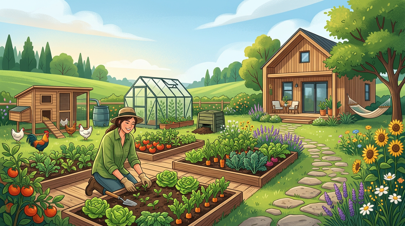 Your Guide to a Self-Sufficient Backyard Oasis